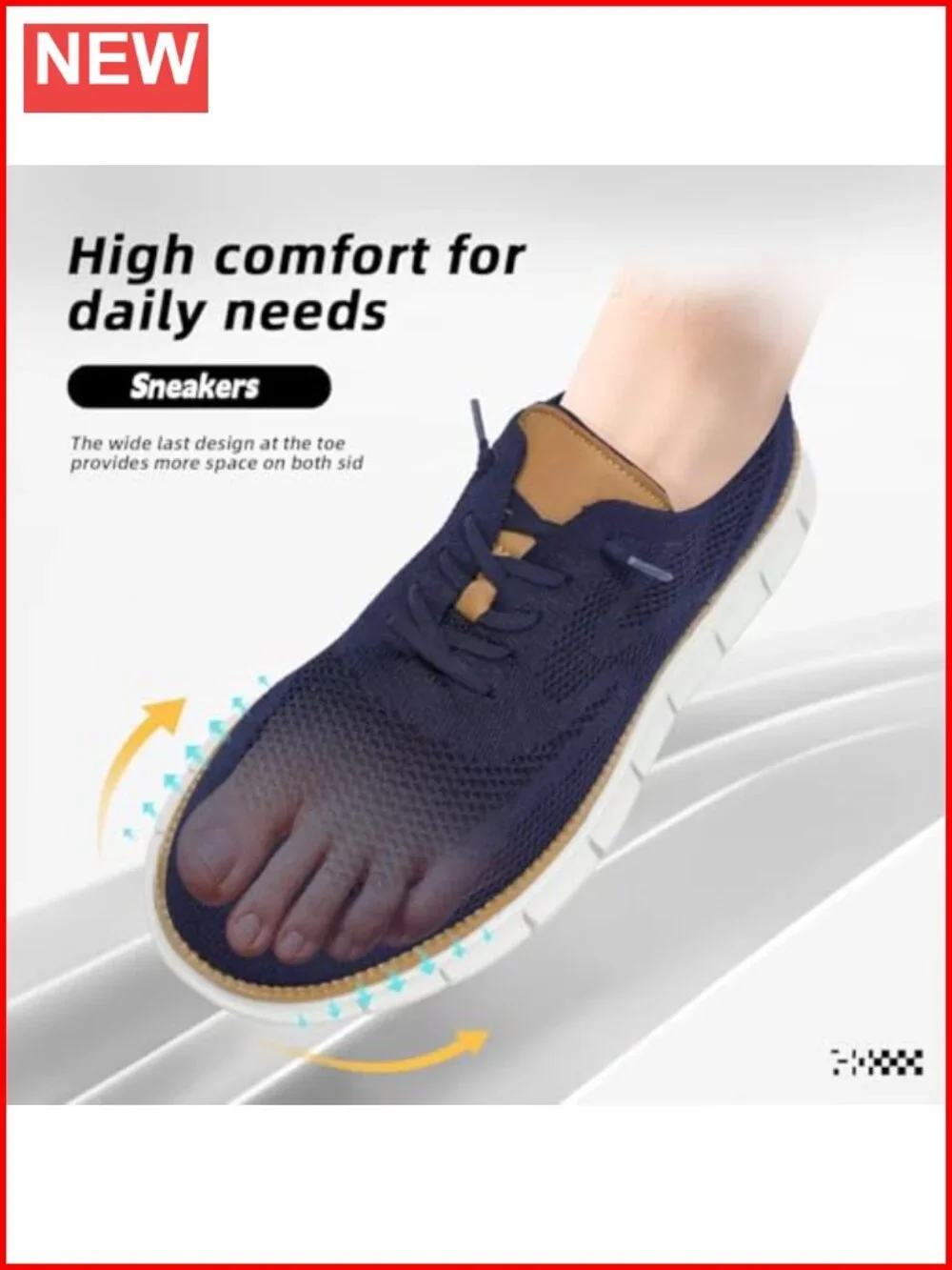 Mesh Casual Dress Walking Sneakers Comfortable Lightweight Soft Sole